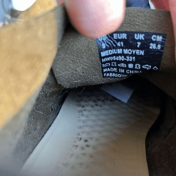 Hush Puppies Olive Suede Chukka Boots w/ Tassel Laces, Size 9 - Picture 5 of 10